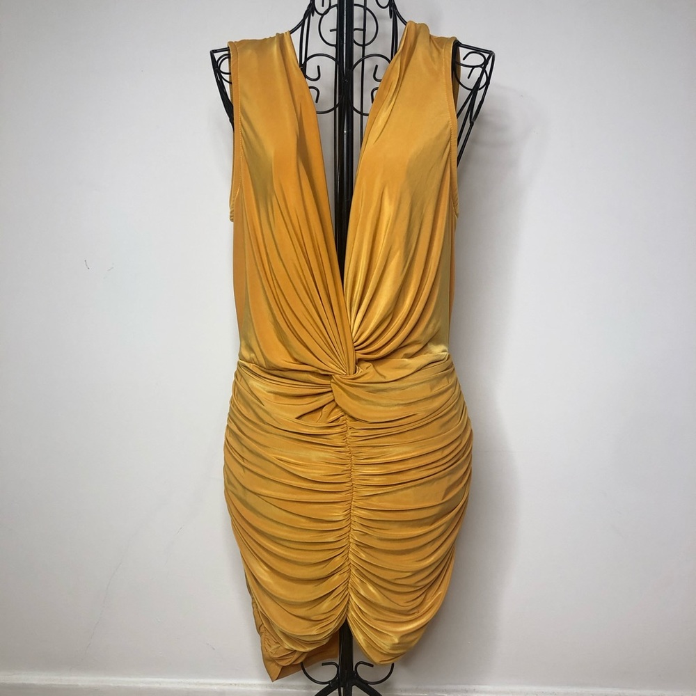 Banana Yellow Mini Dress